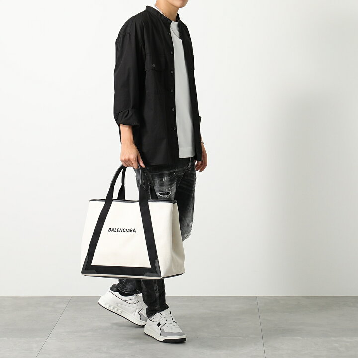 楽天市場】BALENCIAGA バレンシアガ トートバッグ NAVY ネイビーカバス 
