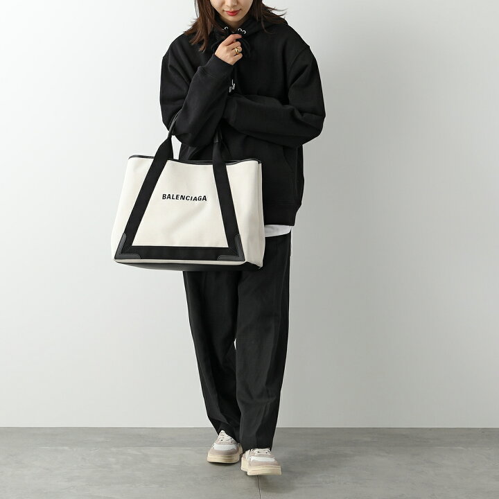 楽天市場】BALENCIAGA バレンシアガ トートバッグ NAVY ネイビーカバス 