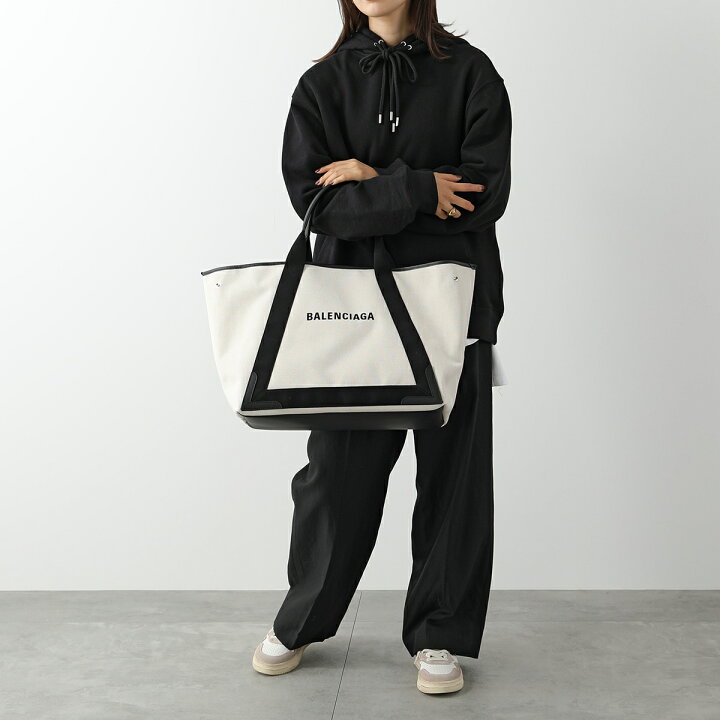 楽天市場】BALENCIAGA バレンシアガ トートバッグ NAVY ネイビーカバス  