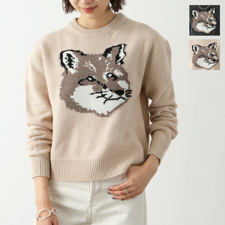 楽天市場】MAISON KITSUNE メゾンキツネ セーター BIG FOX HEAD 