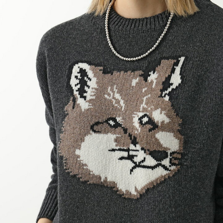 楽天市場】MAISON KITSUNE メゾンキツネ セーター BIG FOX HEAD 