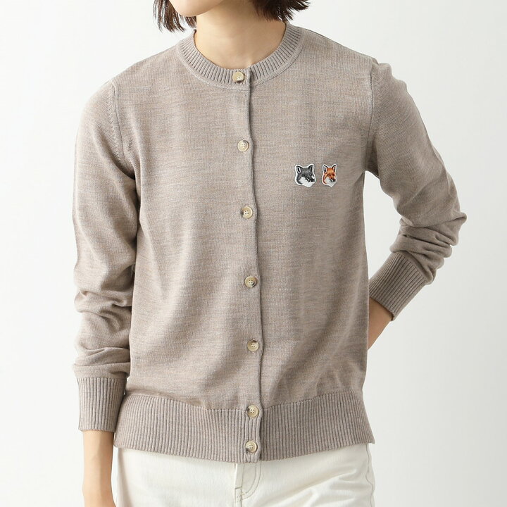 楽天市場】MAISON KITSUNE メゾンキツネ カーディガン DOUBLE FOX HEAD 