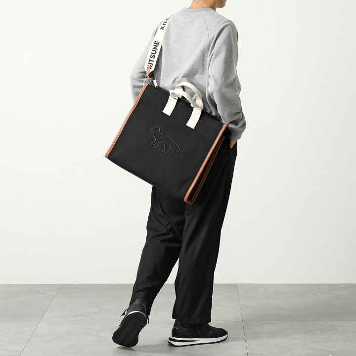 楽天市場】MAISON KITSUNE メゾンキツネ トートバッグ CONTOUR FOX E/W 