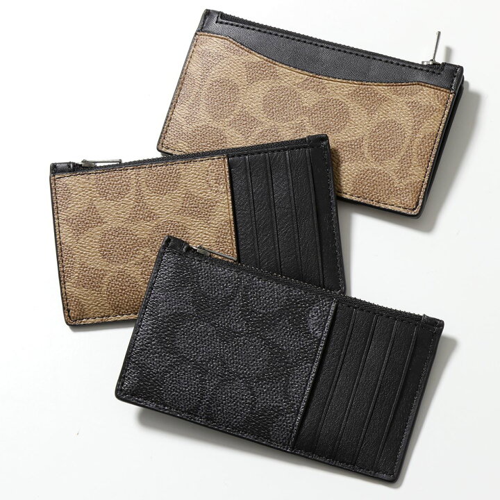 楽天市場 Coach コーチ コインケース カードケース C0985 メンズ コーテッド キャンバス レザー フラグメントケース 小銭入れ ミニ財布 ロゴ カラー2色 インポートセレクト Musee