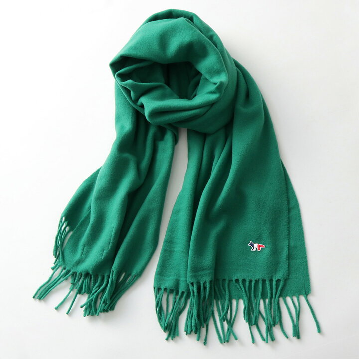 楽天市場】MAISON KITSUNE メゾンキツネ マフラー WOOL SCARF 