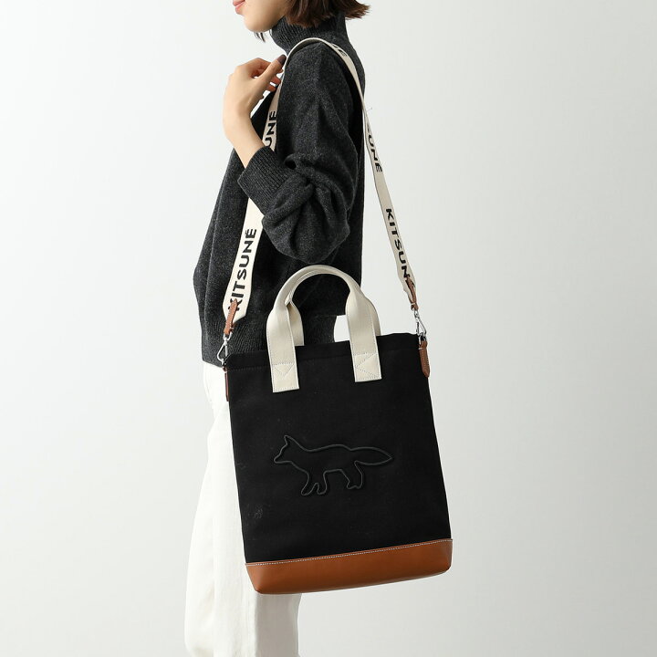 Maison Kitsune Contour Fox N/S トート MAISON KITSUNE CONTOUR FOX 