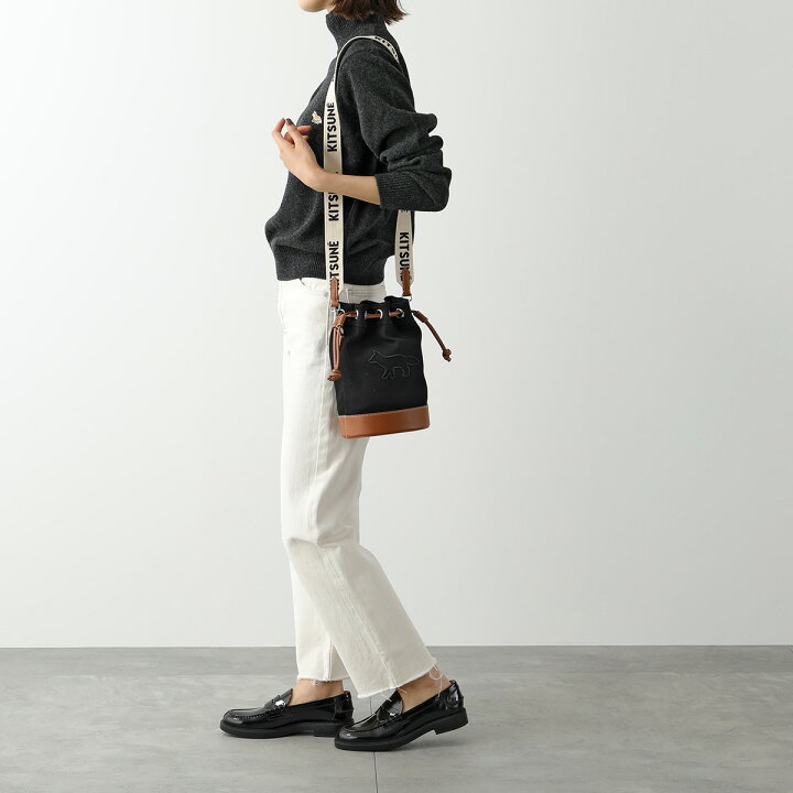 楽天市場】MAISON KITSUNE メゾンキツネ ショルダーバッグ CONTOUR FOX  