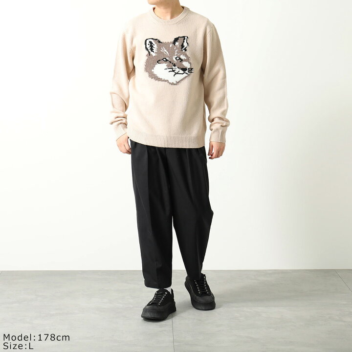 楽天市場】MAISON KITSUNE メゾンキツネ セーター BIG FOX HEAD 