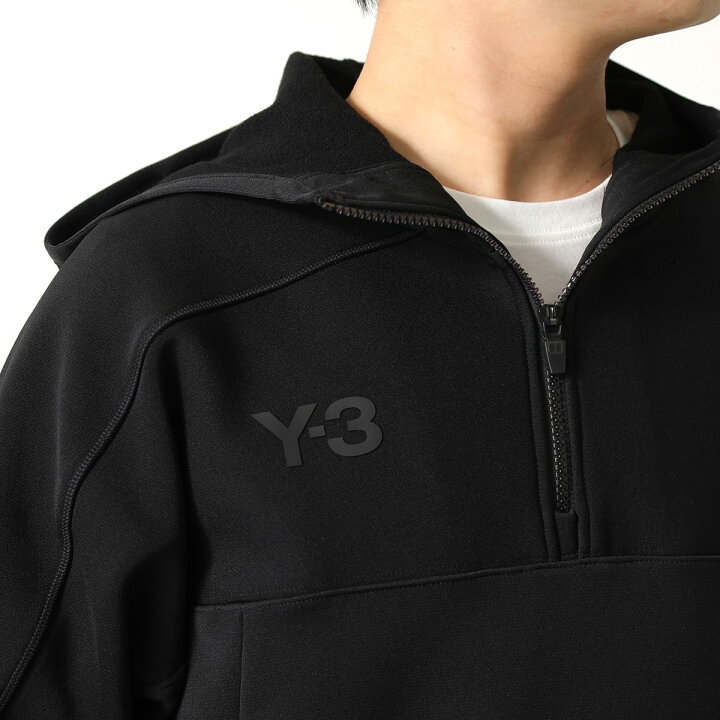 楽天市場】Y-3 ワイスリー パーカー LOGO HALF-ZIP HOODIE HM5037 
