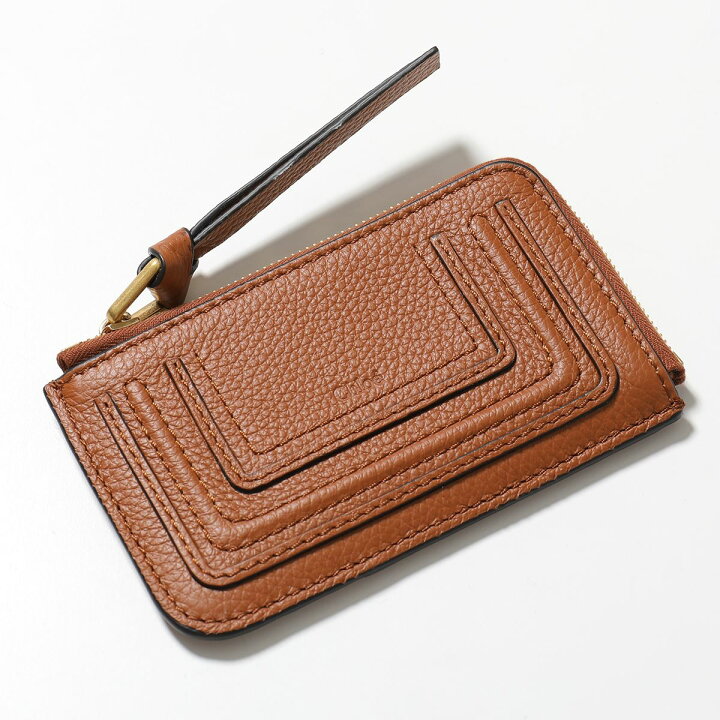 クロエ CHLOE マーシー MARCIE カードケース 名刺入れ レザー ブラウン  