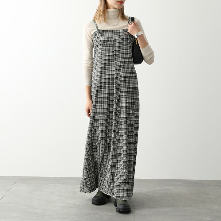 楽天市場】GANNI ガニー ワンピース F7071 6464 レディース キャミ  