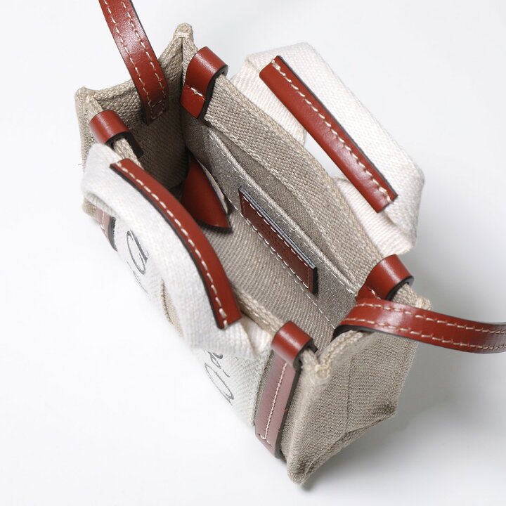 楽天市場】Chloe クロエ ショルダーバッグ WOODY ナノトート  