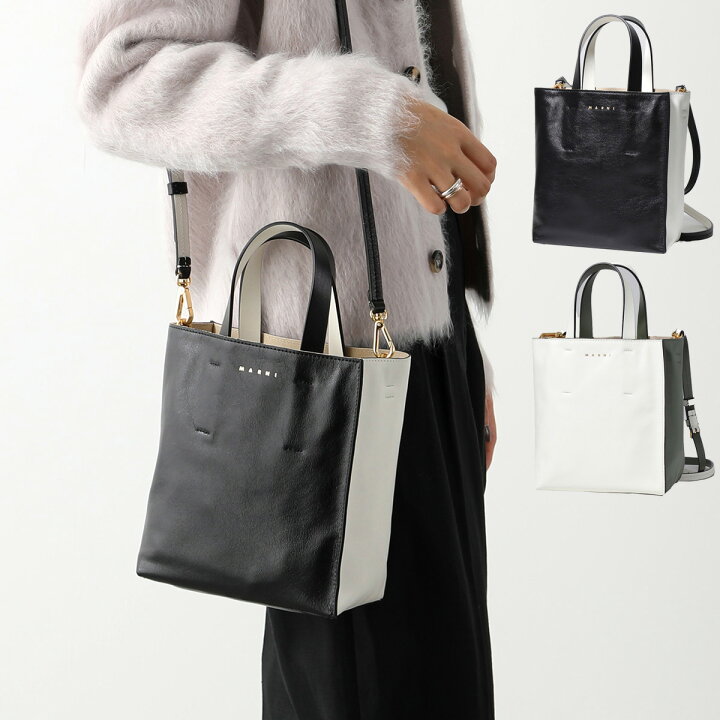 楽天市場】MARNI マルニ トートバッグ MUSEO SOFT MINI SHMP0040U5  