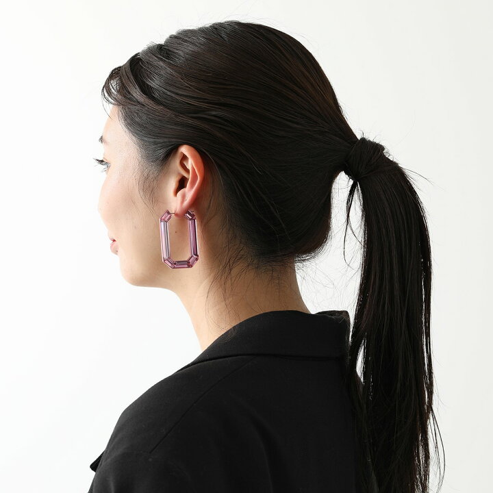楽天市場】SWAROVSKI スワロフスキー フープピアス Lucent 5633950 