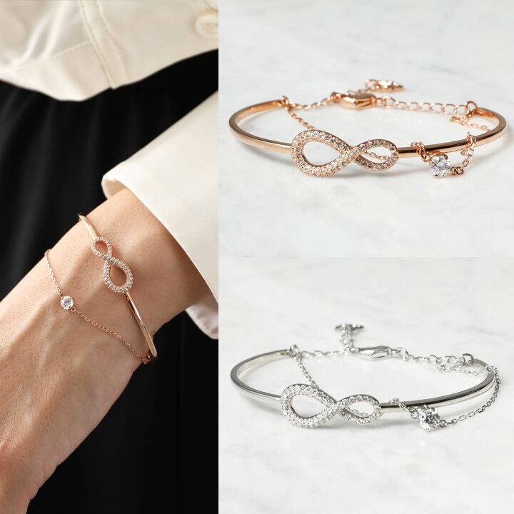 楽天市場】SWAROVSKI スワロフスキー バングル Swarovski Infinity 
