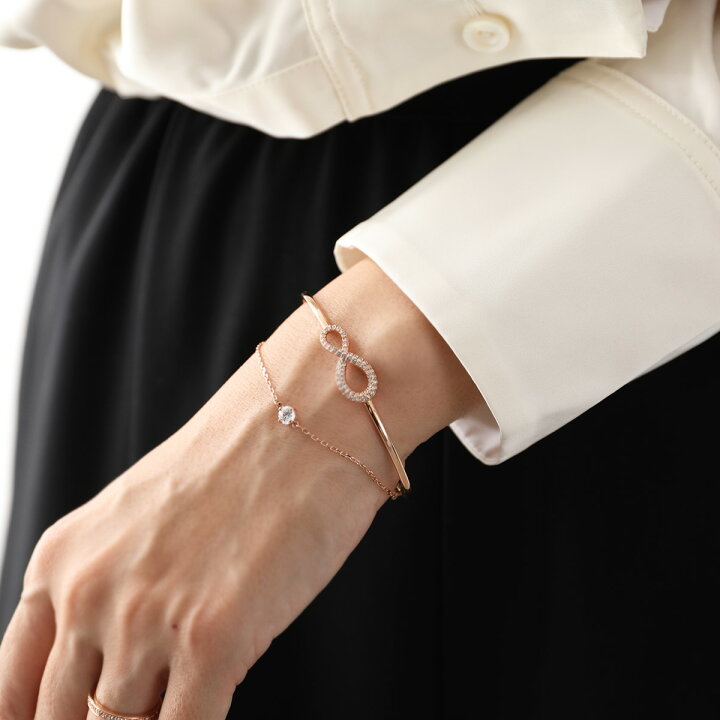 楽天市場】SWAROVSKI スワロフスキー バングル Swarovski Infinity 