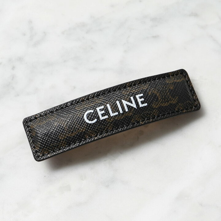 楽天市場】CELINE セリーヌ ヘアクリップ TRIOMPHE トリオンフ 