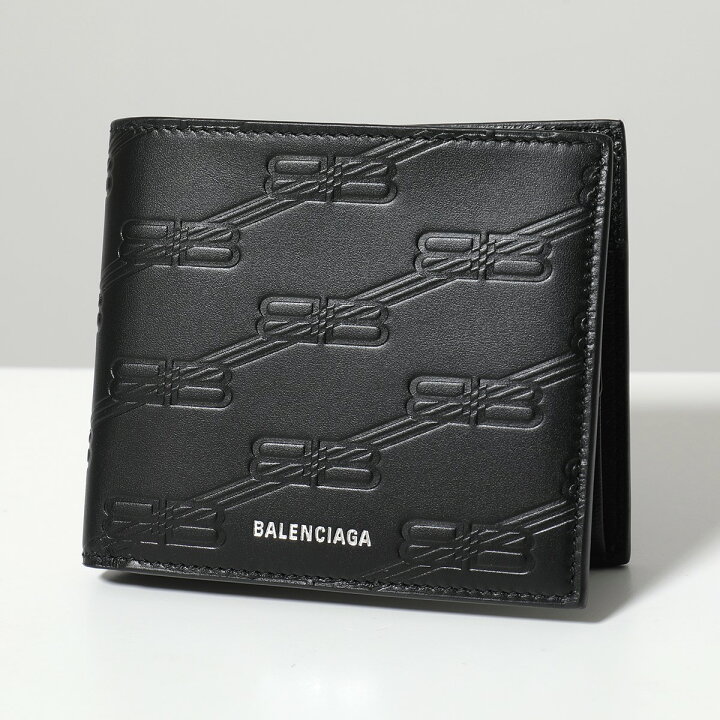 楽天市場】BALENCIAGA バレンシアガ 二つ折り財布 EMBOSSED MONOGRAM  