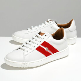 BALLY バリー スニーカー WENNY-TH/07 6228605 レディース ローカット レザー バリーストライプ ロゴ シューズ 靴 0300-WHITE