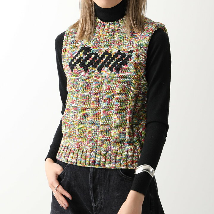 楽天市場】GANNI ガニー ニットベスト Cotton Rope Vest K1778 2589  