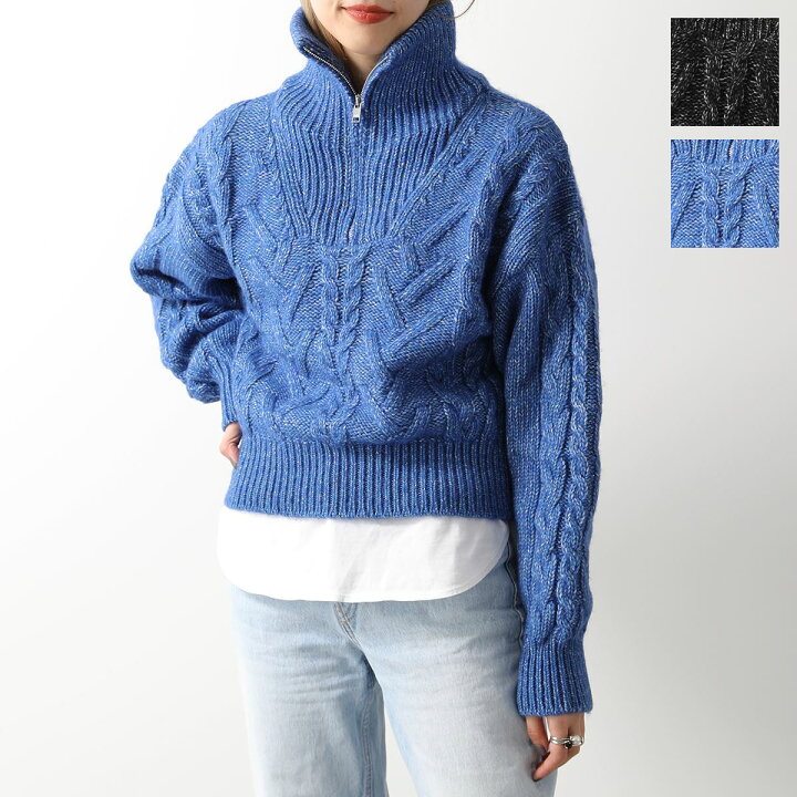 楽天市場】GANNI ガニー ニット K1771 2593 レディース ハーフジップ  