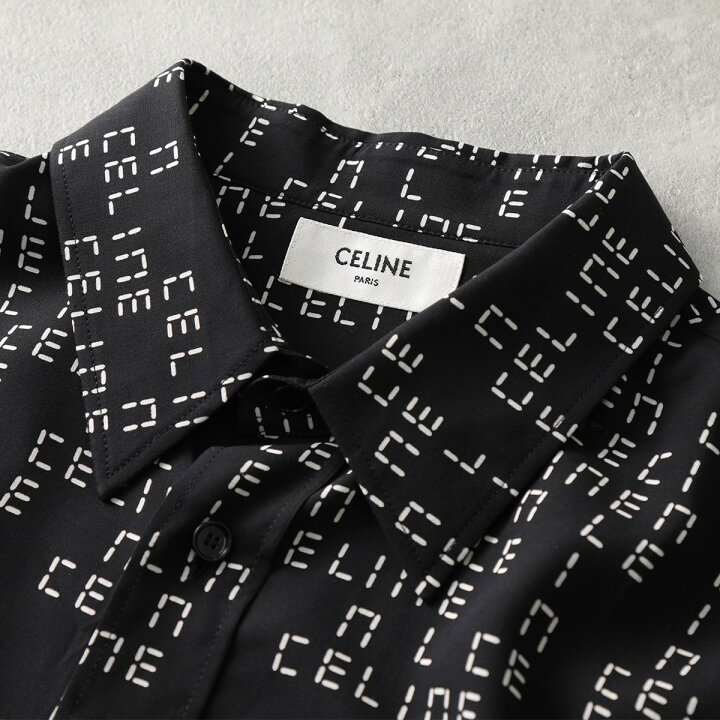 楽天市場】CELINE セリーヌ 長袖シャツ 2C813977N.38CE メンズ 