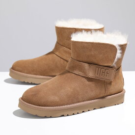 UGG アグ ムートンブーツ MINI BAILEY GRAPHIC LOGO STRAP ミニ ベリー グラフィック ロゴ ストラップ 1137073 レディース ショートブーツ シューズ 靴 CHE