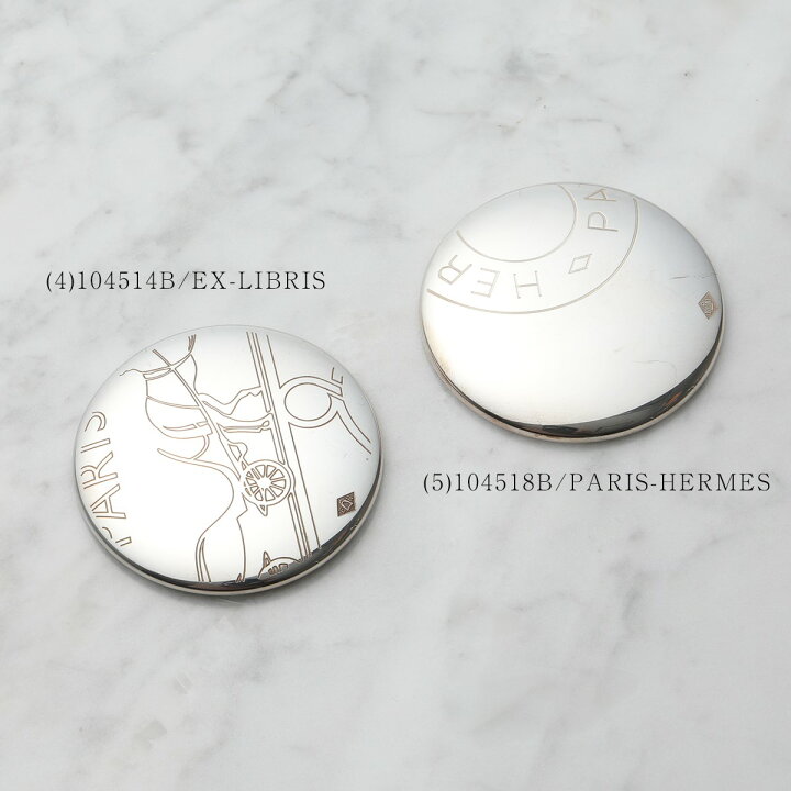 楽天市場】HERMES エルメス ブローチ BROCHE BADGE GM レディース 