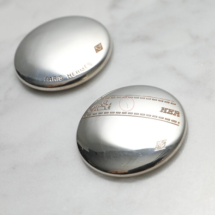 楽天市場】HERMES エルメス ブローチ BROCHE BADGE PM レディース 