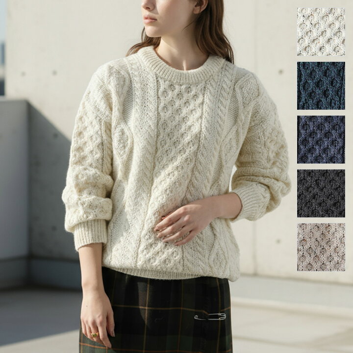 楽天市場】Aran Crafts アランクラフト アランセーター Crew Neck 