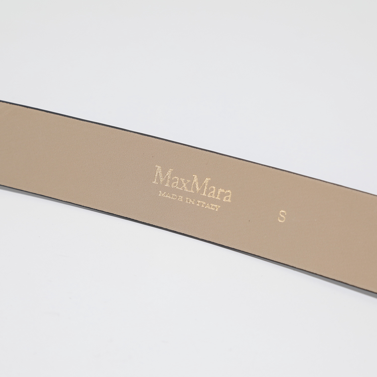 MAX MARA マックスマーラ ベルト BELTY レディース カーフレザー Mロゴ ナローベルト 001 | インポートセレクト musee