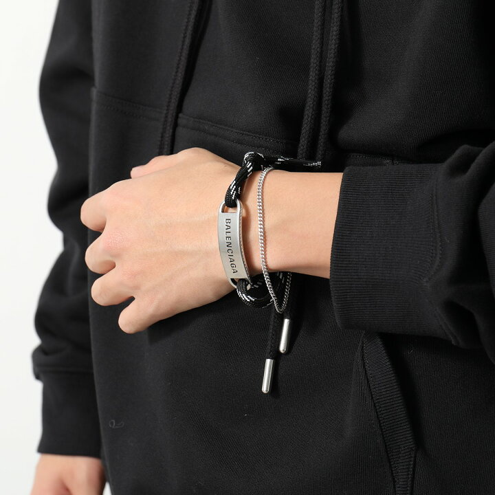 楽天市場】BALENCIAGA バレンシアガ ブレスレット PLATE 656418 TVX4S  