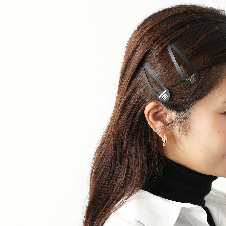 楽天市場】BALENCIAGA バレンシアガ ヘアクリップ【3点セット】XXL XS  
