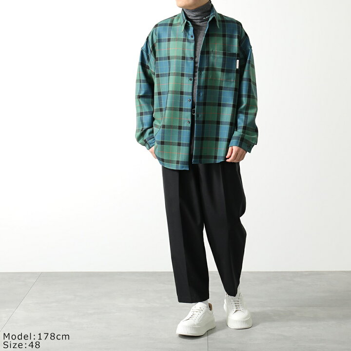 楽天市場】MARNI マルニ 長袖 シャツ CUMU0061A1 UTW972 メンズ 