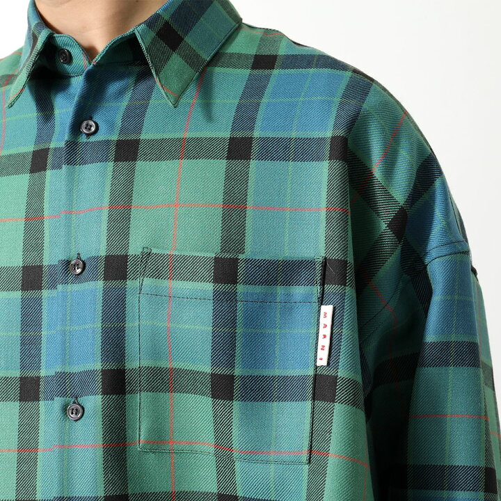 楽天市場】MARNI マルニ 長袖 シャツ CUMU0061A1 UTW972 メンズ 