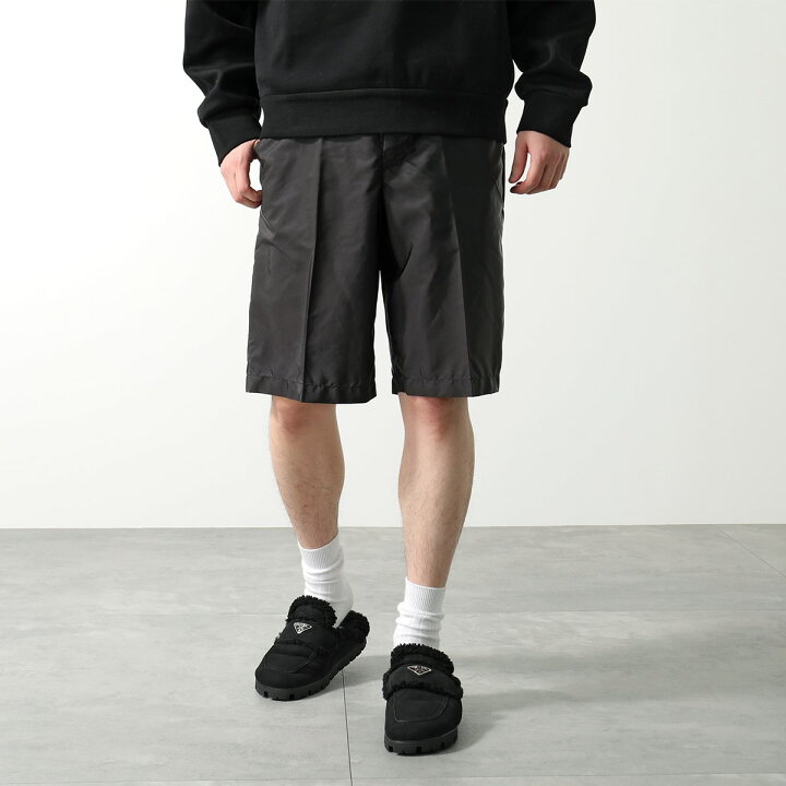 楽天市場】PRADA プラダ ハーフパンツ SPG32 1WQ9 メンズ Re-Nylon  
