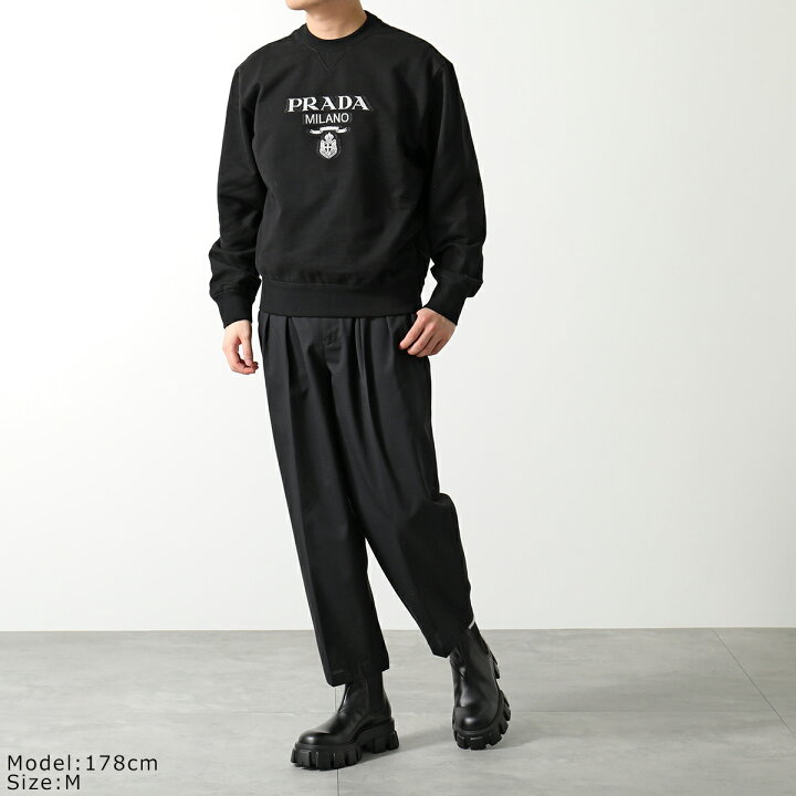 楽天市場】PRADA プラダ トレーナー UJL148 1Y13 メンズ クルーネック  
