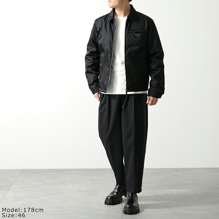 楽天市場】PRADA プラダ 中綿ジャケット SGB816 1WQ8 メンズ Re-Nylon 