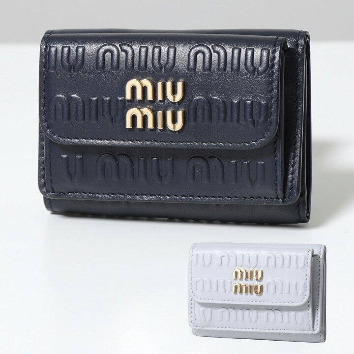 楽天市場】MIUMIU ミュウミュウ 三つ折り財布 5MH021 2F5X レディース  