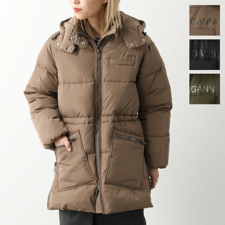 楽天市場】GANNI ガニー パファージャケット Tech Puffer Oversized 