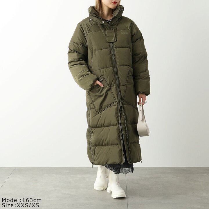 楽天市場】GANNI ガニー パファーコート Tech Puffer Oversized Coat 