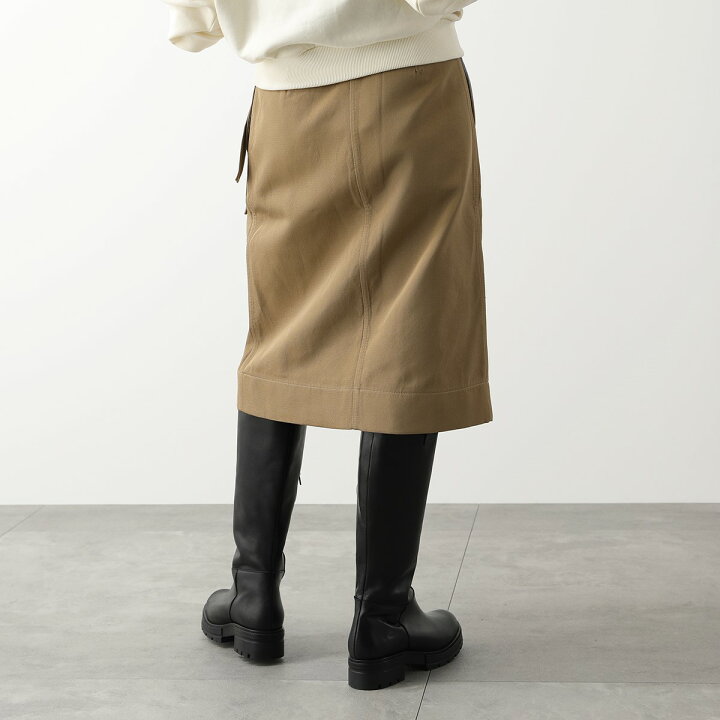 楽天市場】GANNI ガニー ラップスカート Heavy Twill Wrap Midi Skirt 