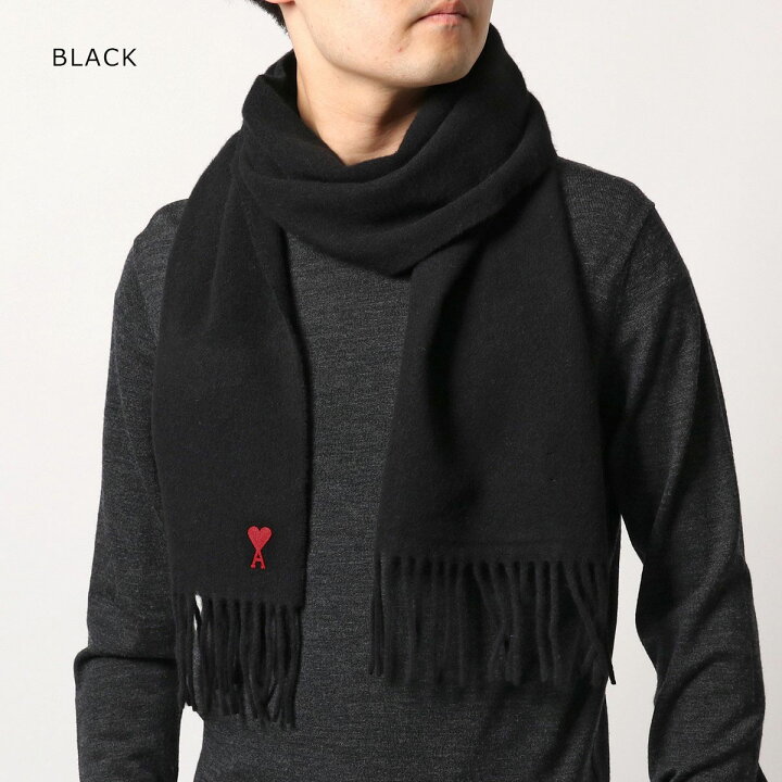 楽天市場】ami paris アミ パリス マフラー USF405.334 メンズ  