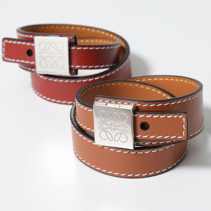 楽天市場】LOEWE ロエベ ブレスレット SIMPLE LEATHER BRACELET 110.10 