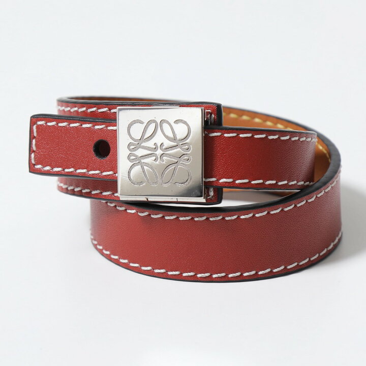 楽天市場】LOEWE ロエベ ブレスレット SIMPLE LEATHER BRACELET 110.10 