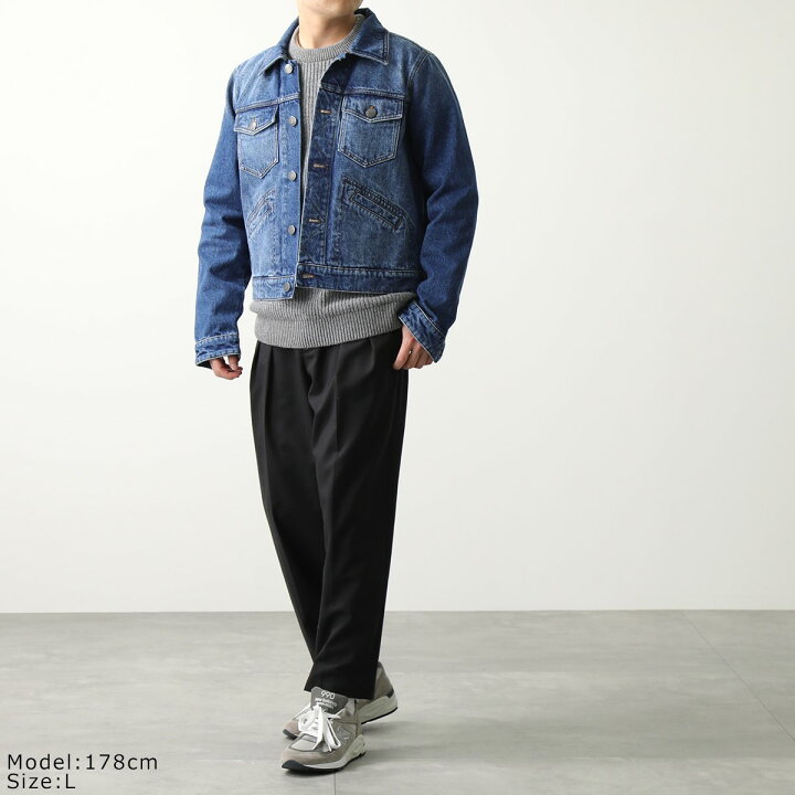 楽天市場】ami paris アミパリス デニムジャケット TRUCKER DENIM 