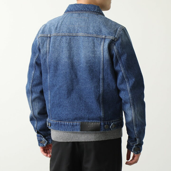 楽天市場】ami paris アミパリス デニムジャケット TRUCKER DENIM 