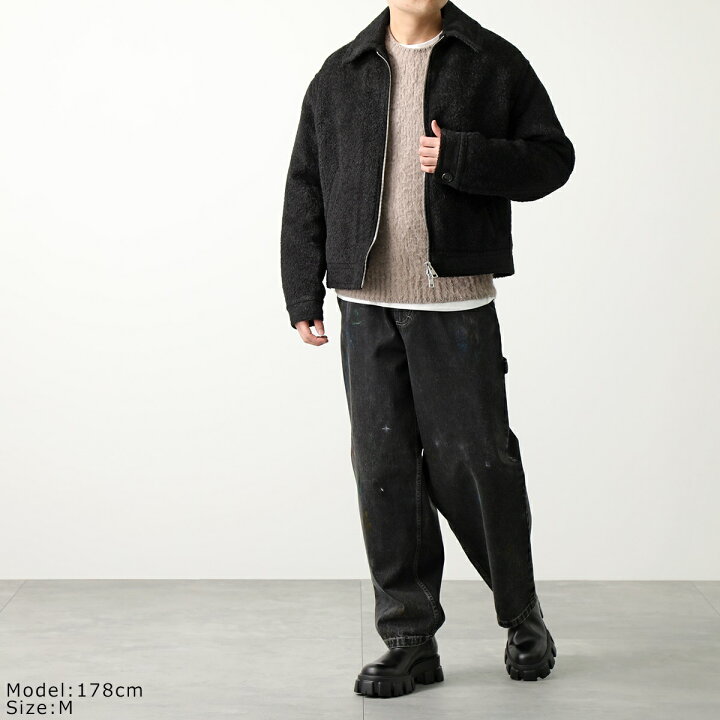 楽天市場】ami paris アミパリス ジャケット BOXY FIT ZIPPED JACKET 