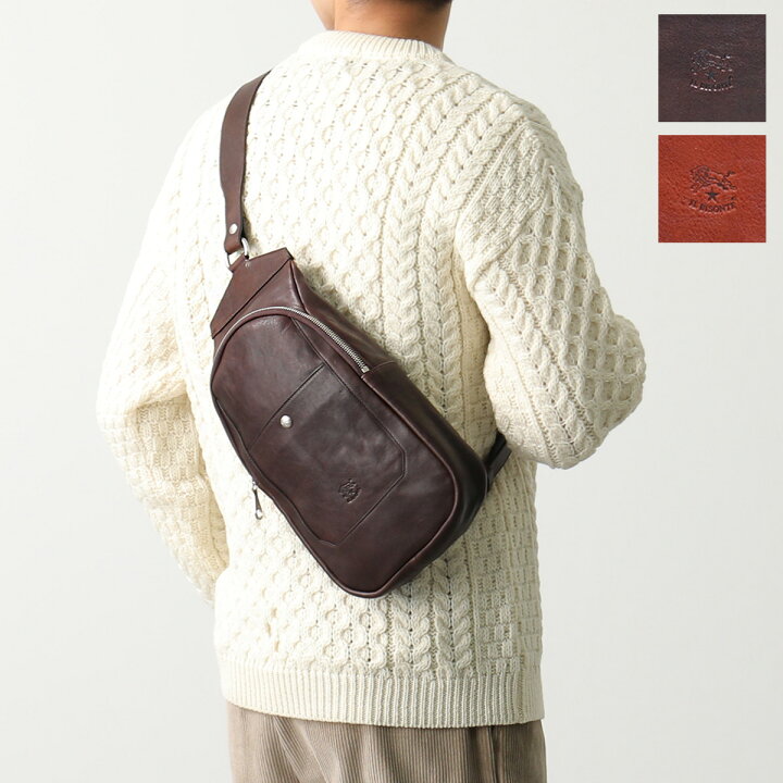 楽天市場】IL BISONTE イルビゾンテ ボディバッグ BOS001 メンズ  