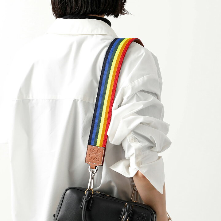 楽天市場】LOEWE ロエベ ショルダーベルト RAINBOW STRAP 113.05.S58 